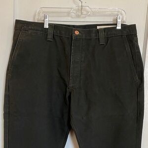 Grown & Sewn - Foundation Pants in Evergreen canvas, 38 (1 of 2)